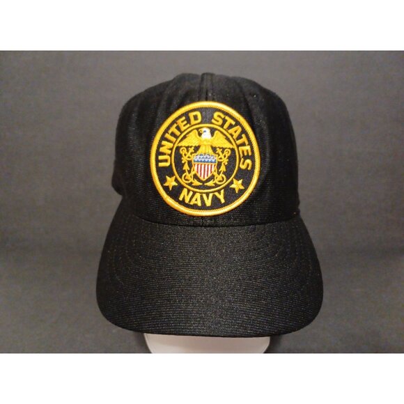 Unbranded Other - U.S. NAVY Hat/Cap Adjustable Snapback Black Hat